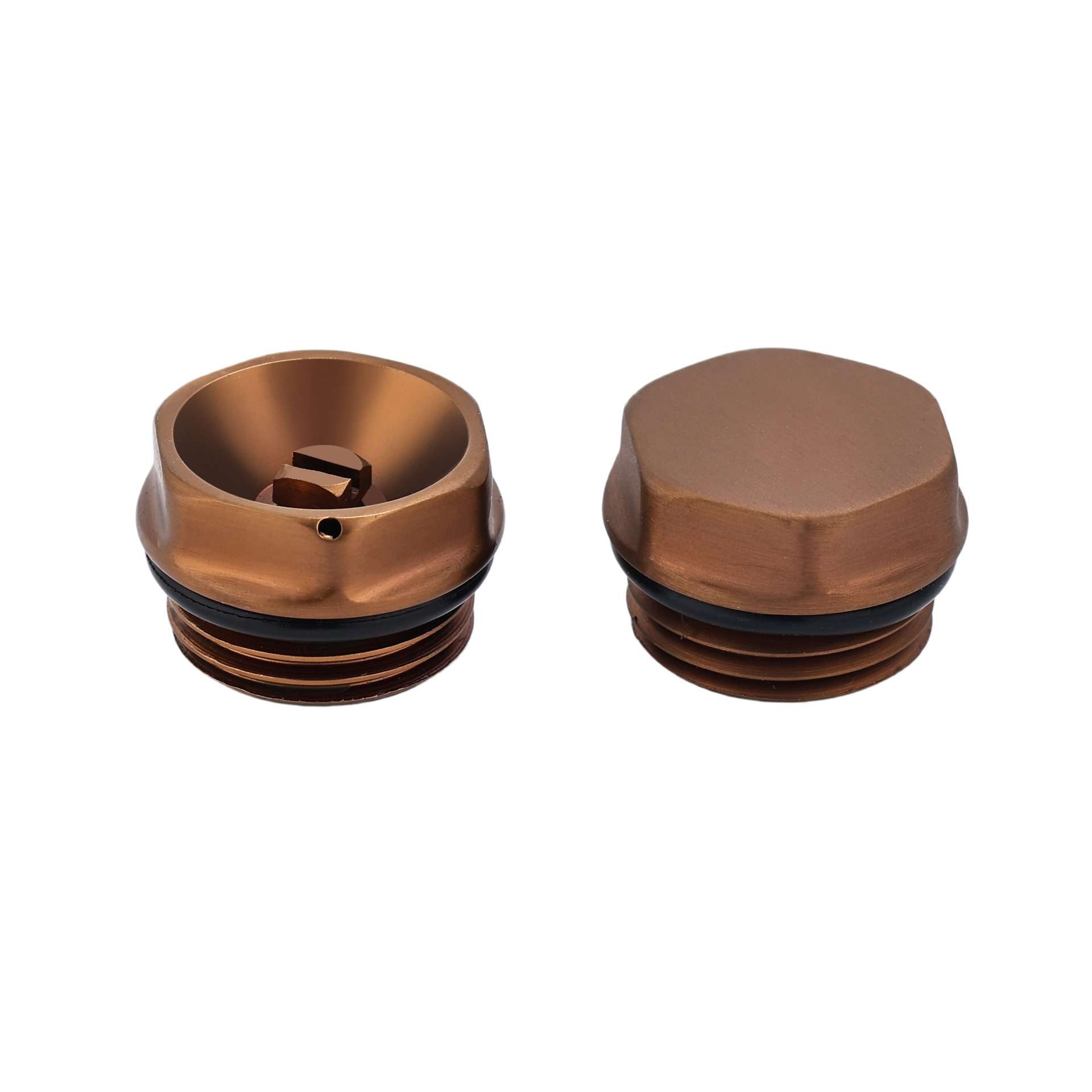 1/2'' Bleed Valve and Blanking Plug - Bronze | Lincolnshire Radiators ...